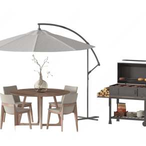 遮阳伞3D模型下载